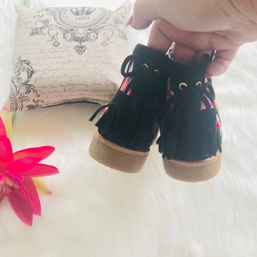 kate spade Bellville embroidered suede bootie, 6